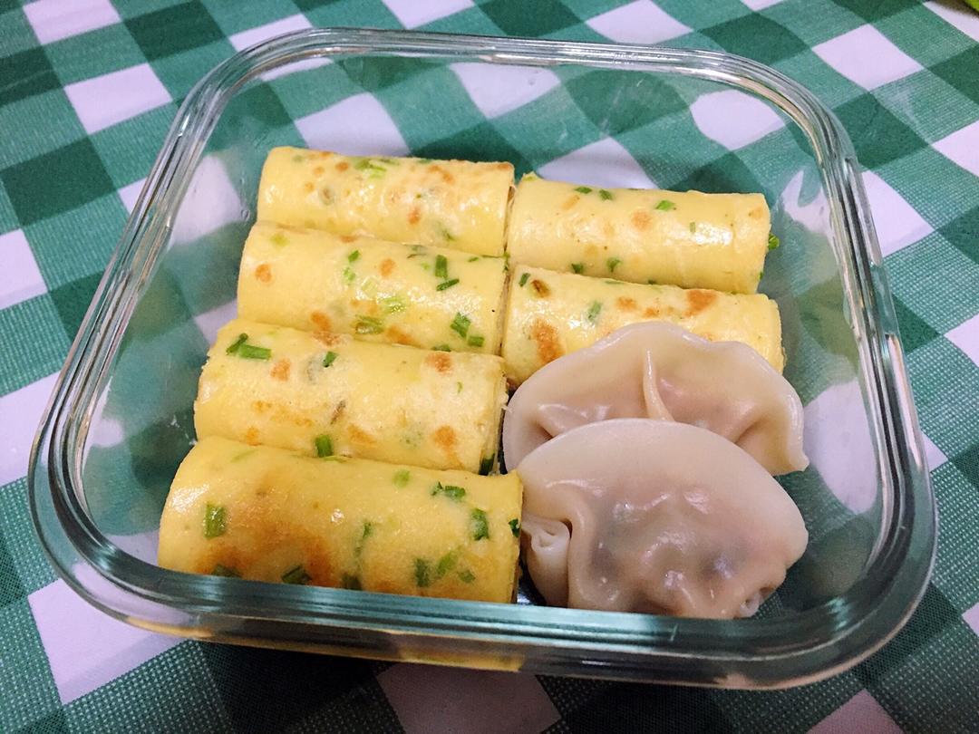快手鸡蛋饼～～十分钟早餐！