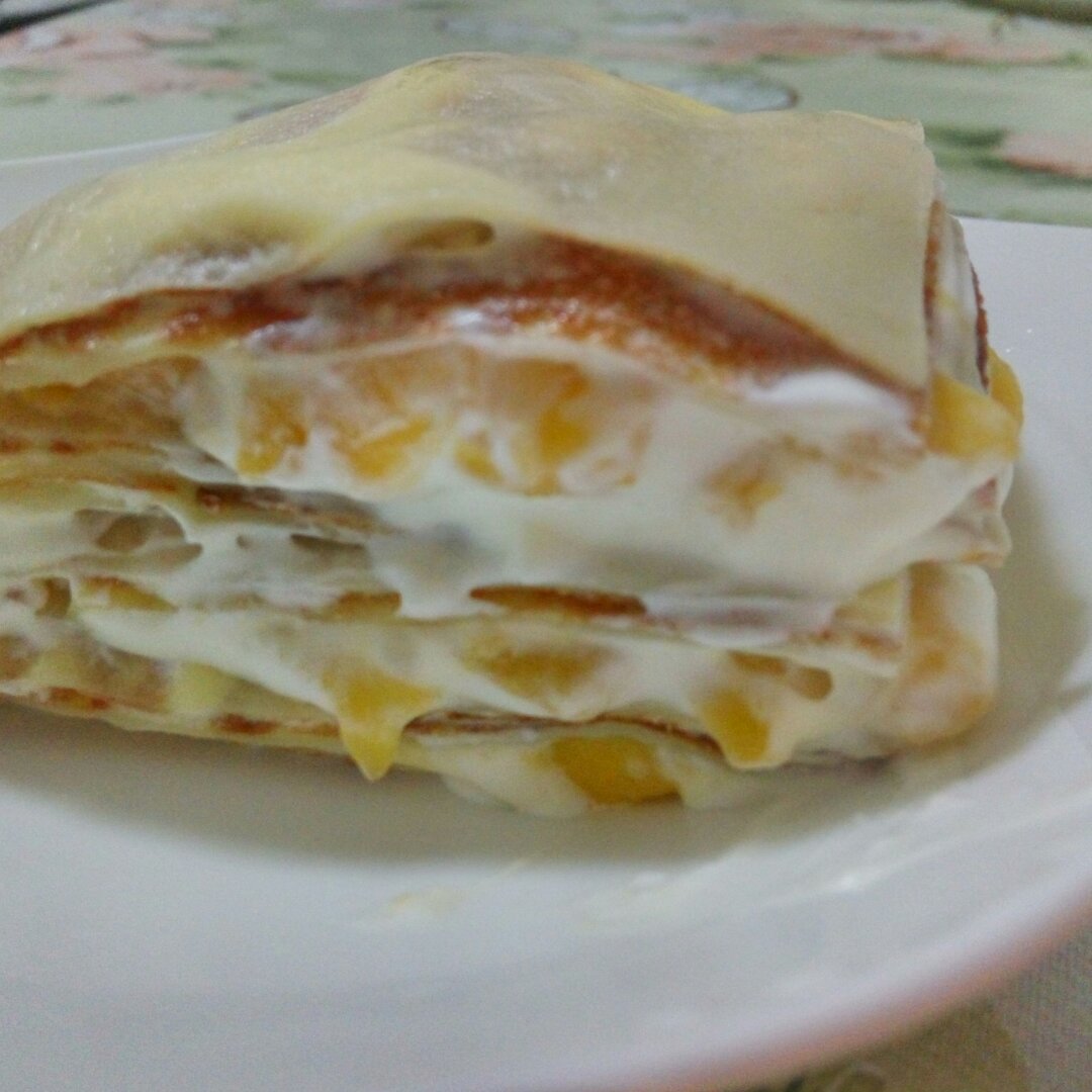 手机用户1290kezm做的芒果千层饼