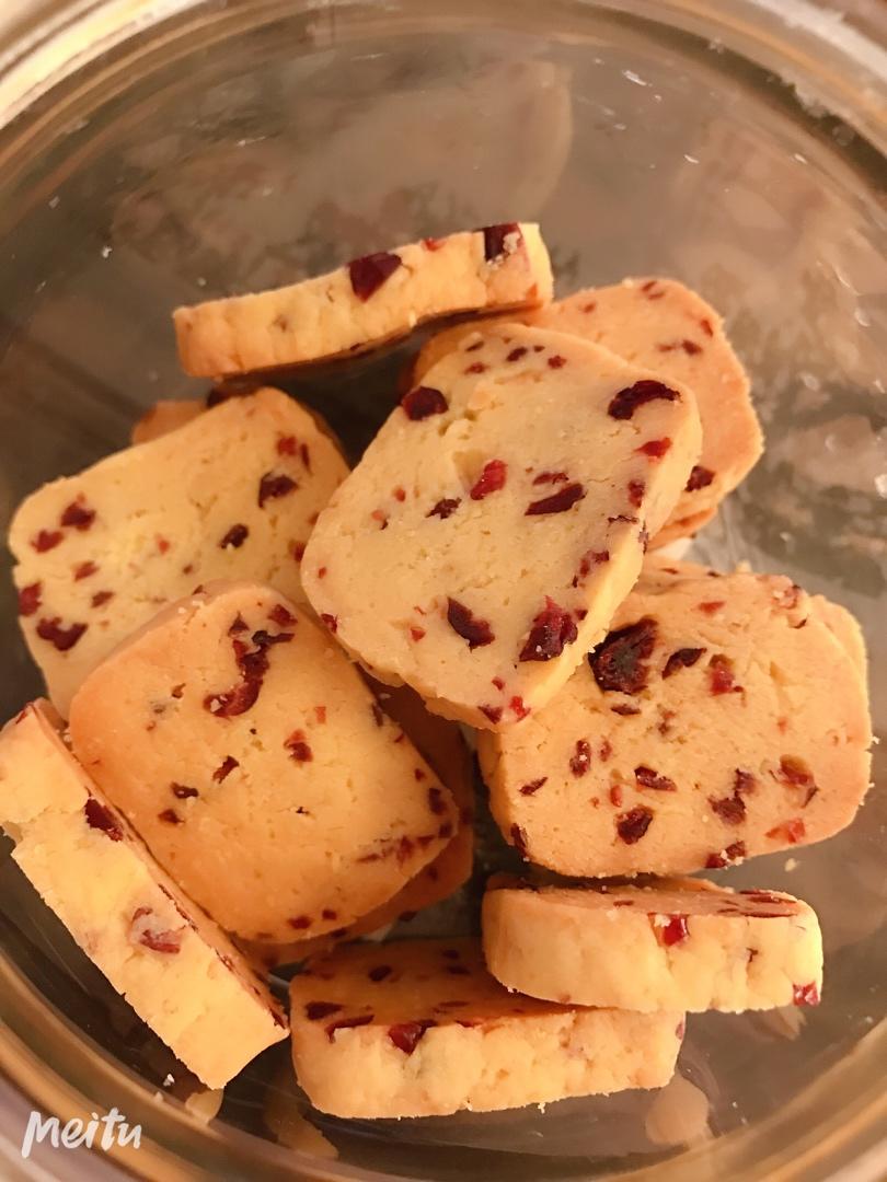 低糖少油版蔓越莓饼干