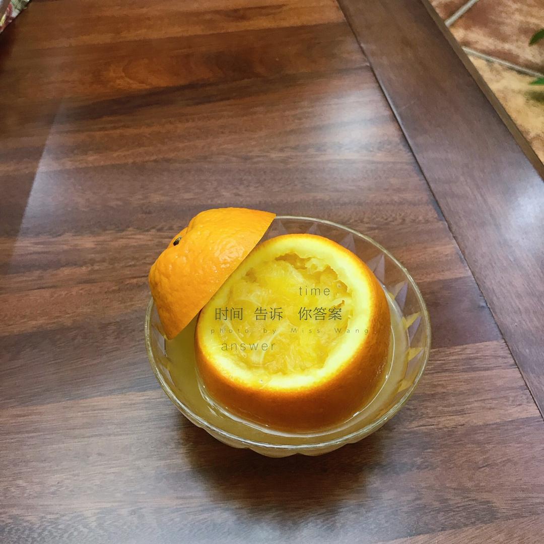 盐蒸橙子治疗咳嗽