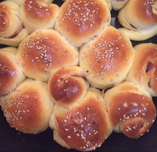 牛奶红豆小餐包