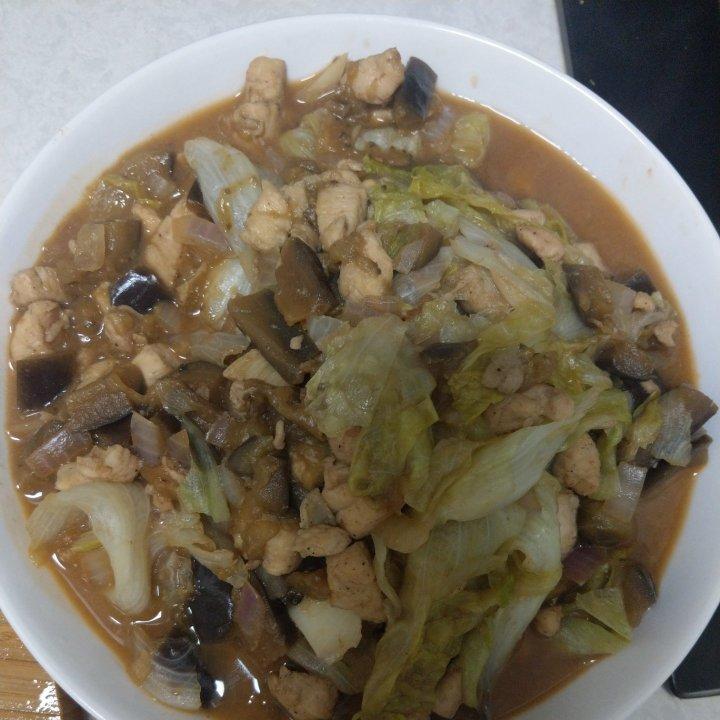 低卡减脂鸡肉茄子