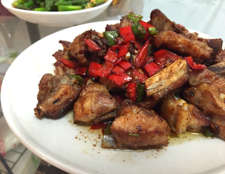 martian00做的干煸椒盐排骨