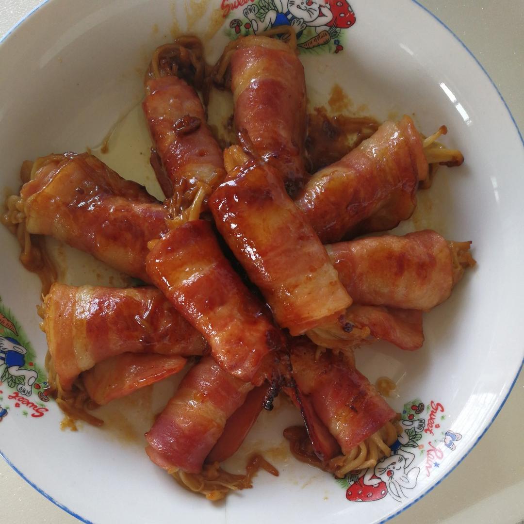 金针菇培根卷