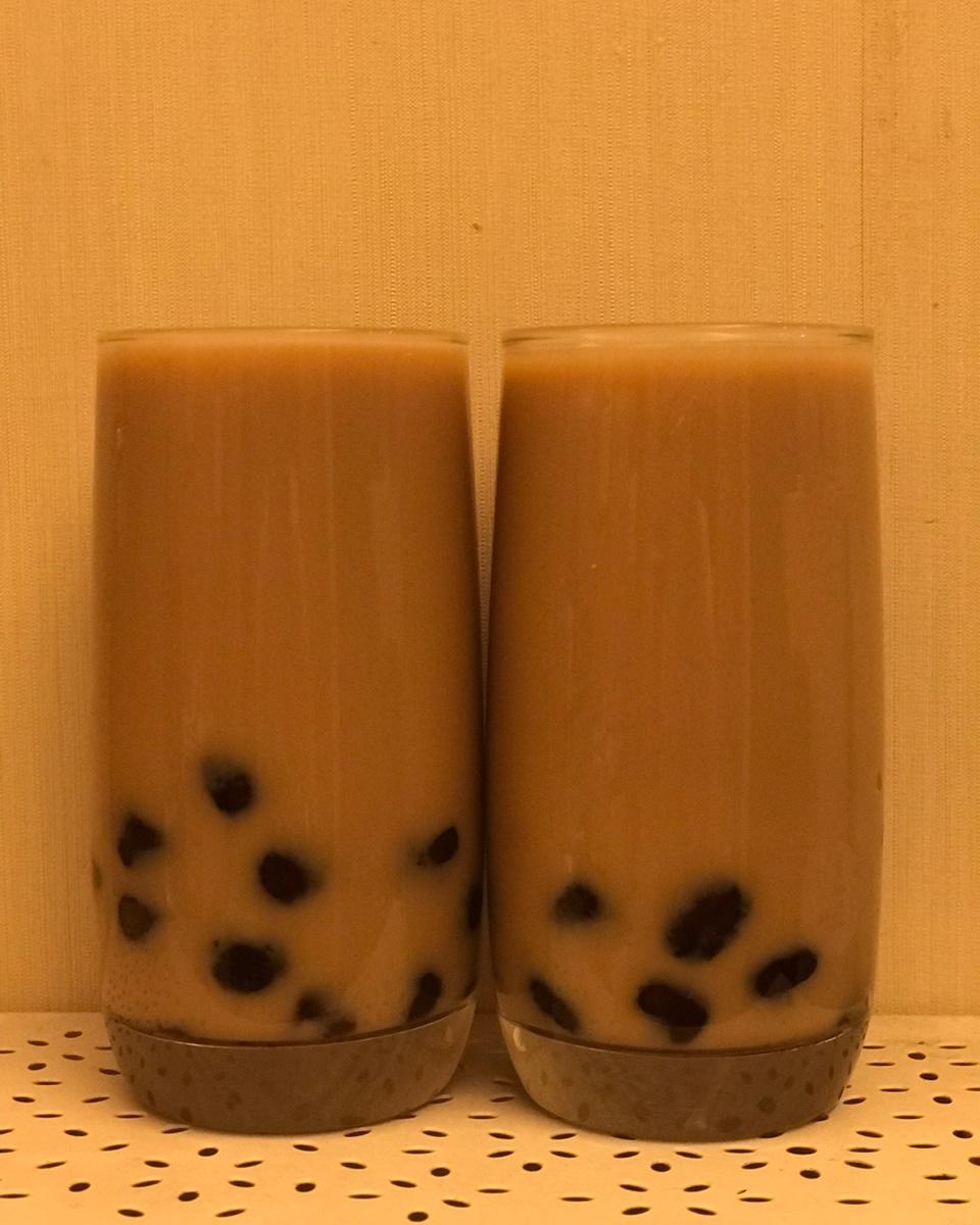 自制网红黑糖珍珠奶茶/脏脏茶(珍珠超高成功率)