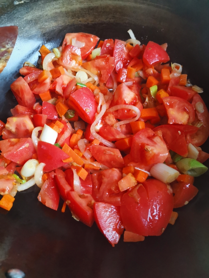 番茄烫饭的做法 步骤5