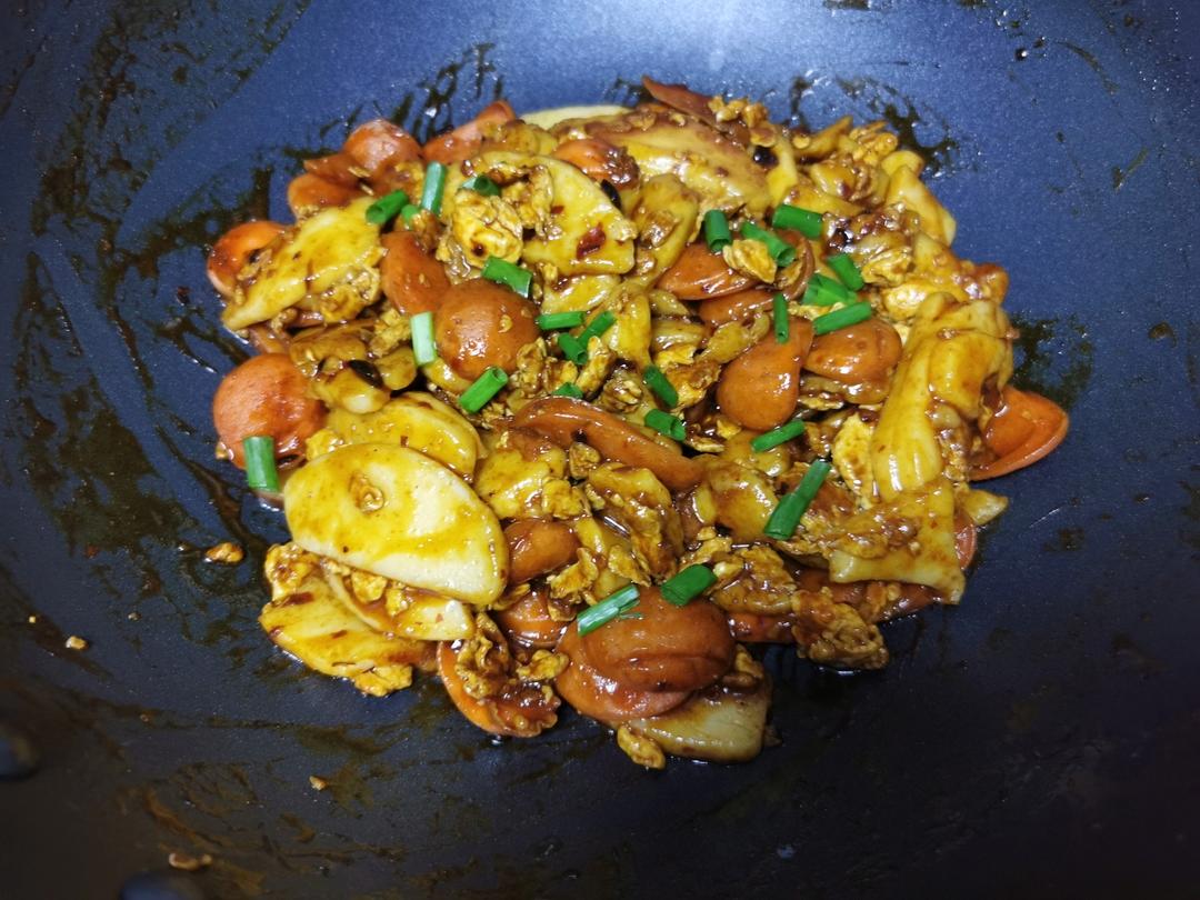 超快速【巨好吃】炒白果