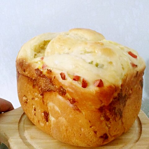 香葱肉松手撕吐司