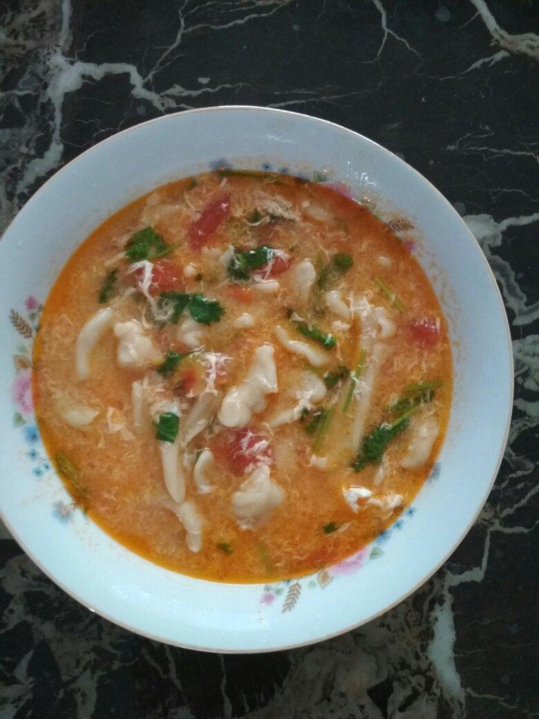 番茄鸡蛋疙瘩面