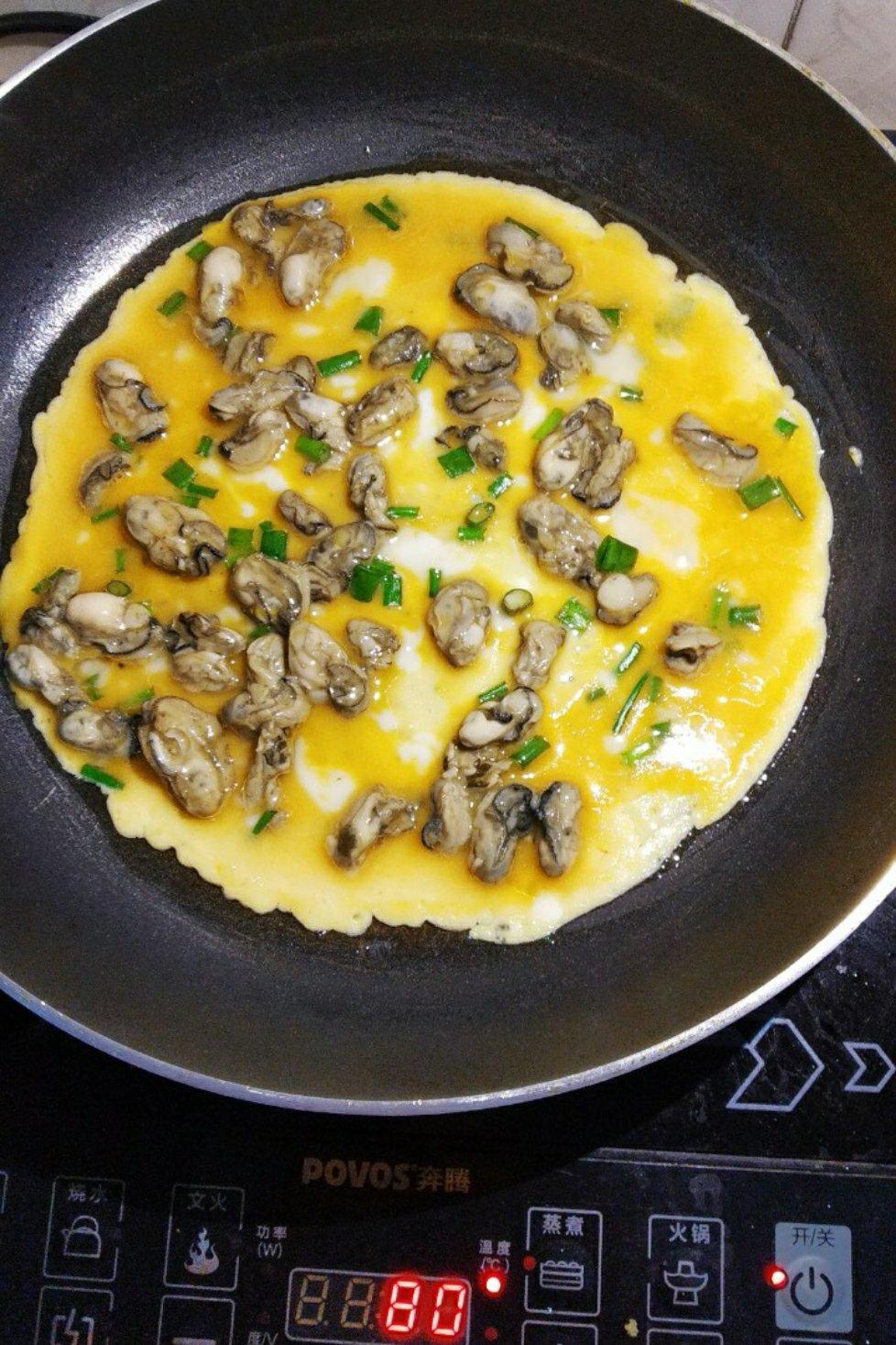 我很飘做的牡蛎煎蛋