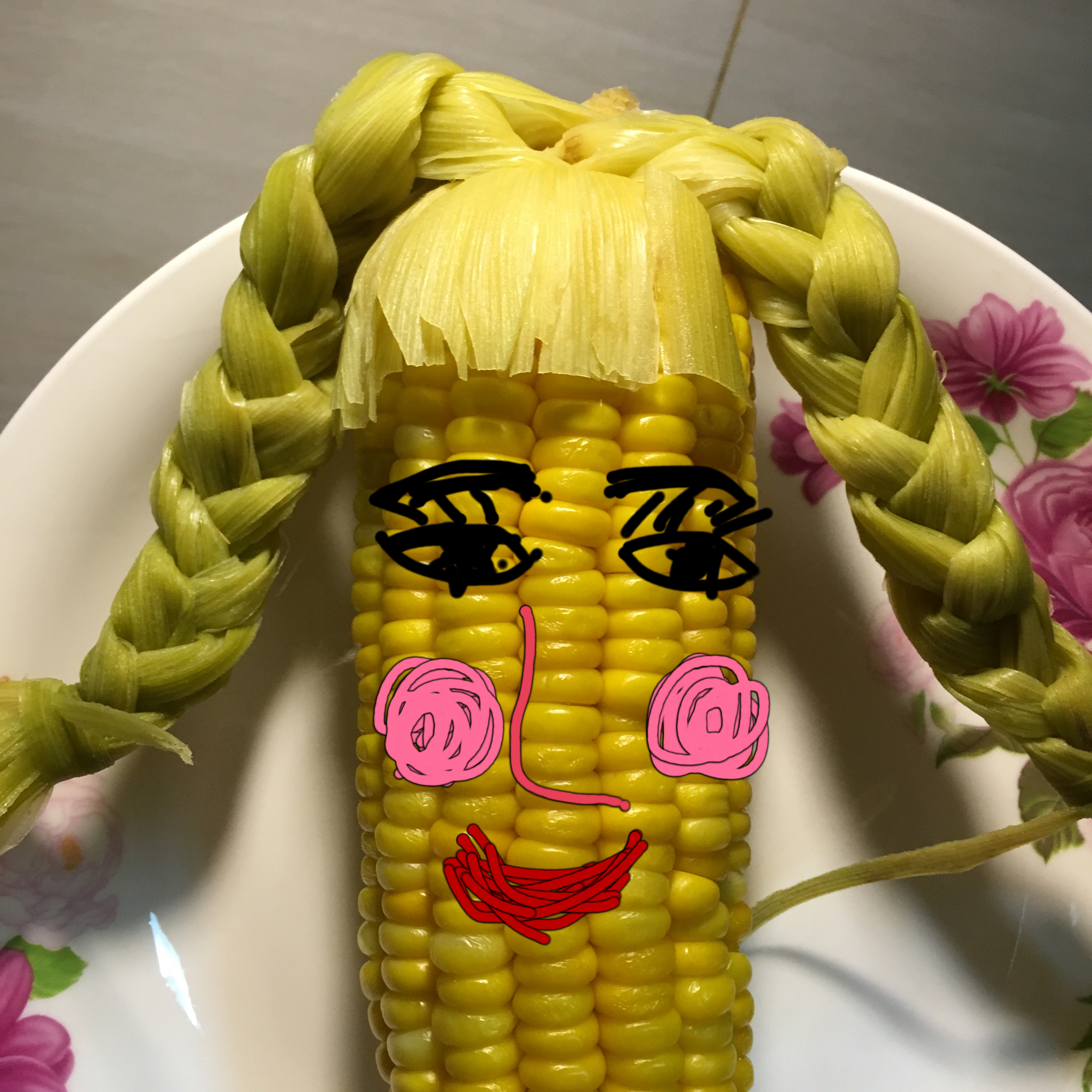 艾米妈妈小厨房做的辫子玉米君