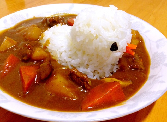 b.duck大黄鸭洗澡黄金咖喱饭