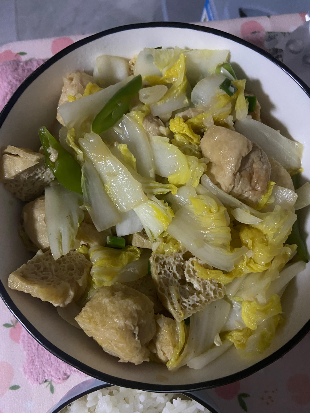 豆泡娃娃菜