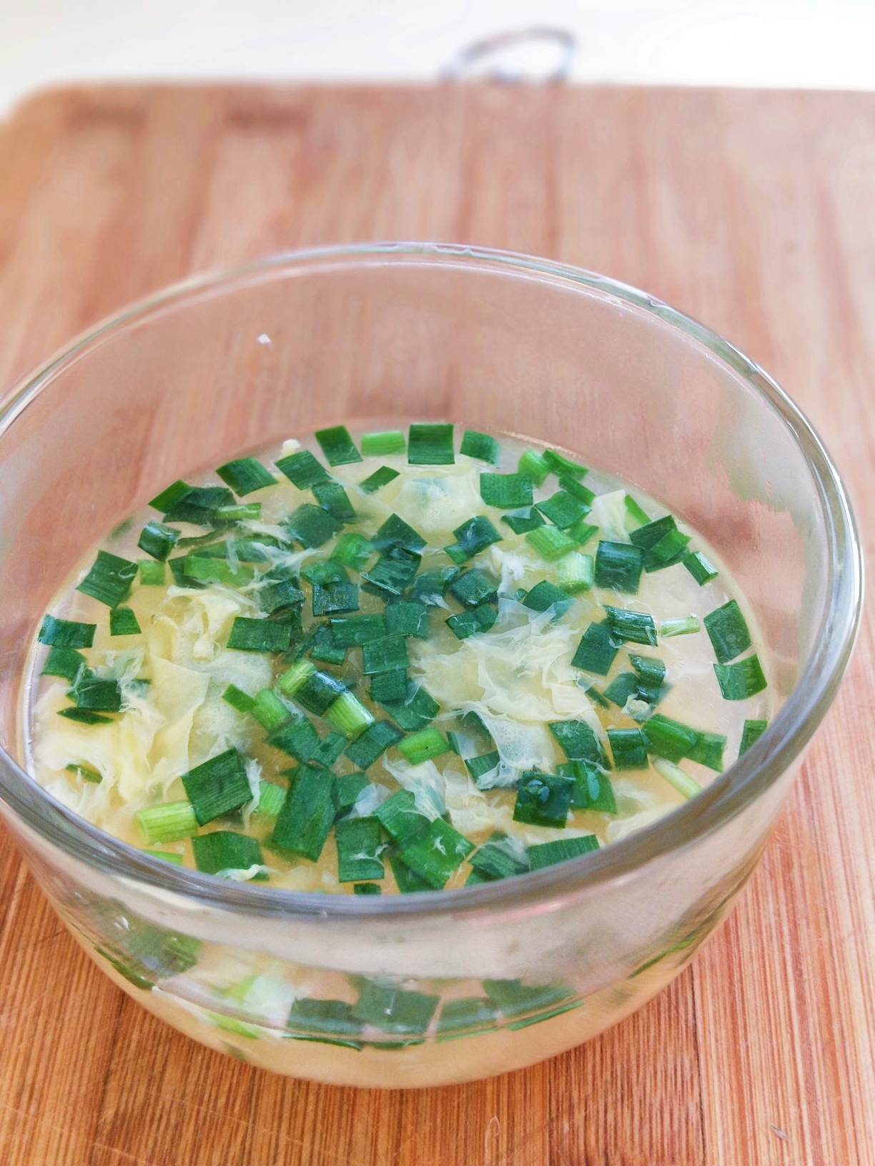 做好一碗韭菜蛋花汤（附蛋花方法）的做法