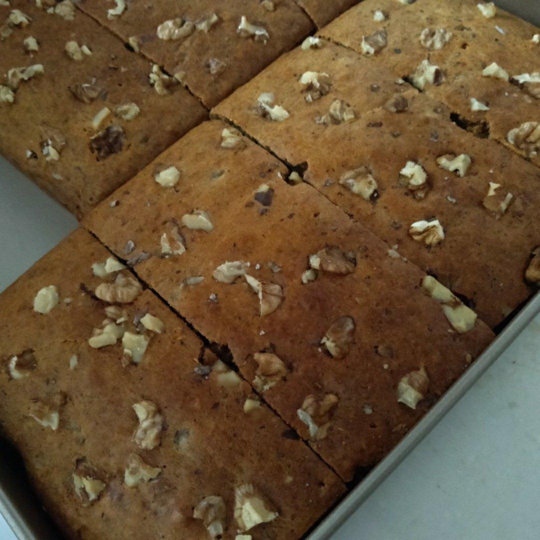 香蕉核桃蛋糕（低油少糖健康版）