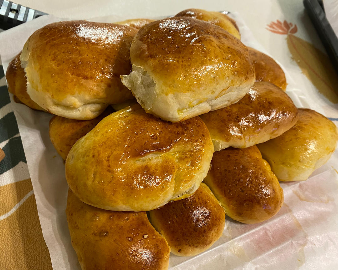 爆浆肉松包 ‼️（附自制肉松教程）