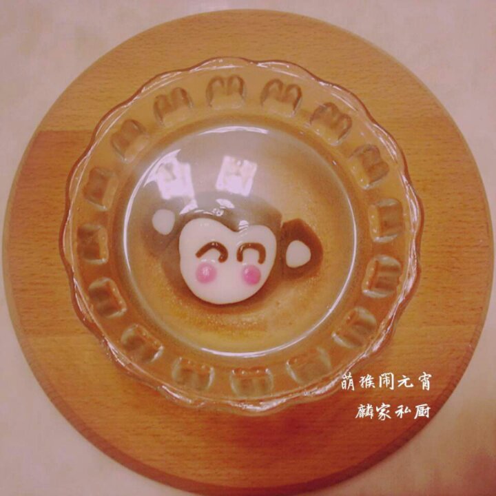 萌猴泡澡红糖丸子