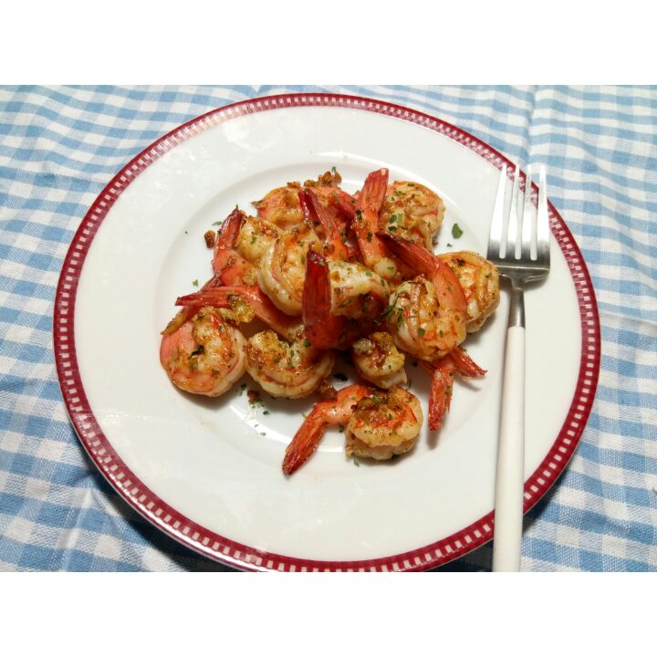 【山姆厨房】黑椒香蒜炒虾