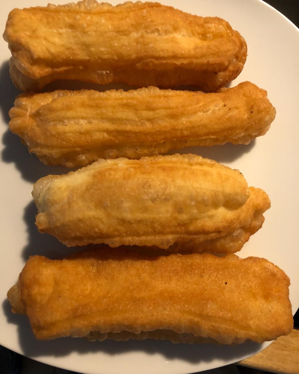 自制无泡打粉油条