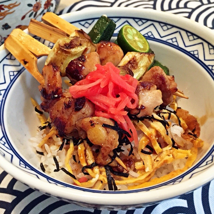 烤鸡肉丼