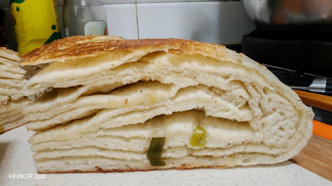 发面千层大饼