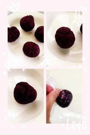 紫薯茶巾绞的做法 步骤2