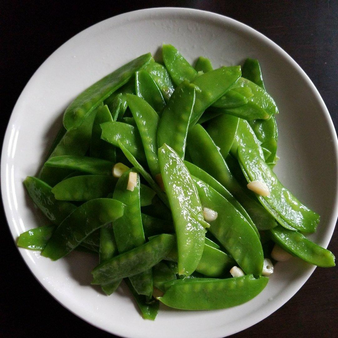腊肉炒雪豆