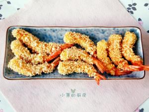 日式炸虾的做法 步骤4