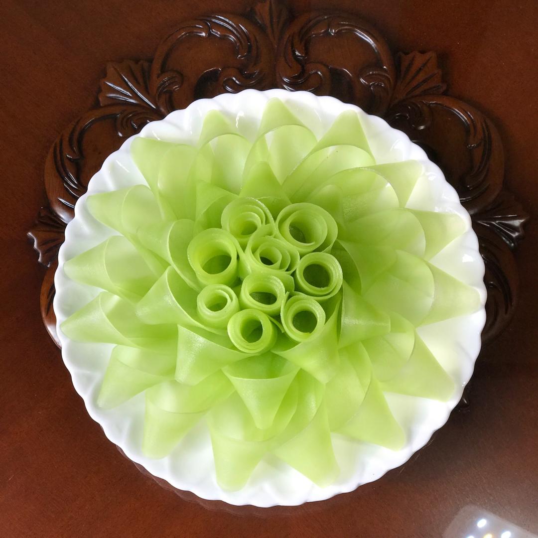 朽木雕心做的莴笋花