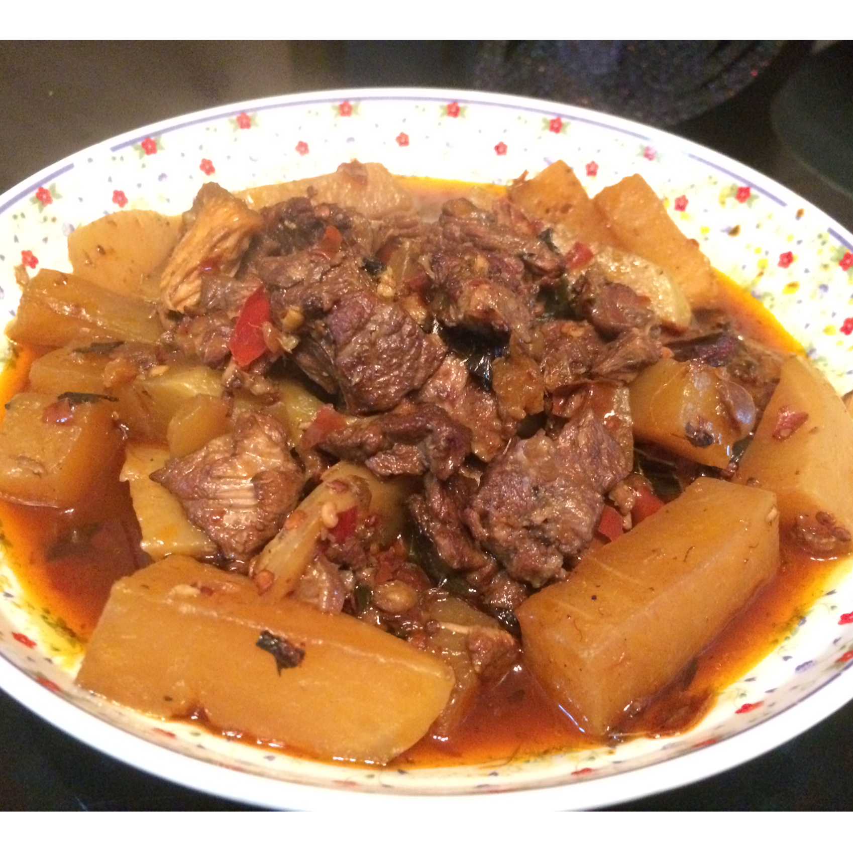 土豆胡萝卜烧牛肉