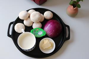 奶油蘑菇浓汤的做法 步骤1