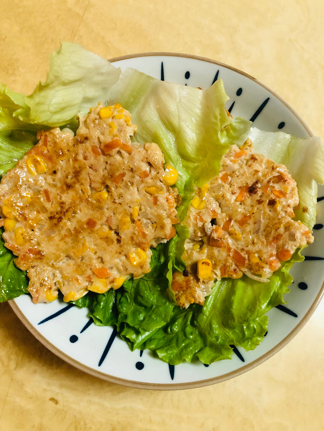 多汁鸡肉饼