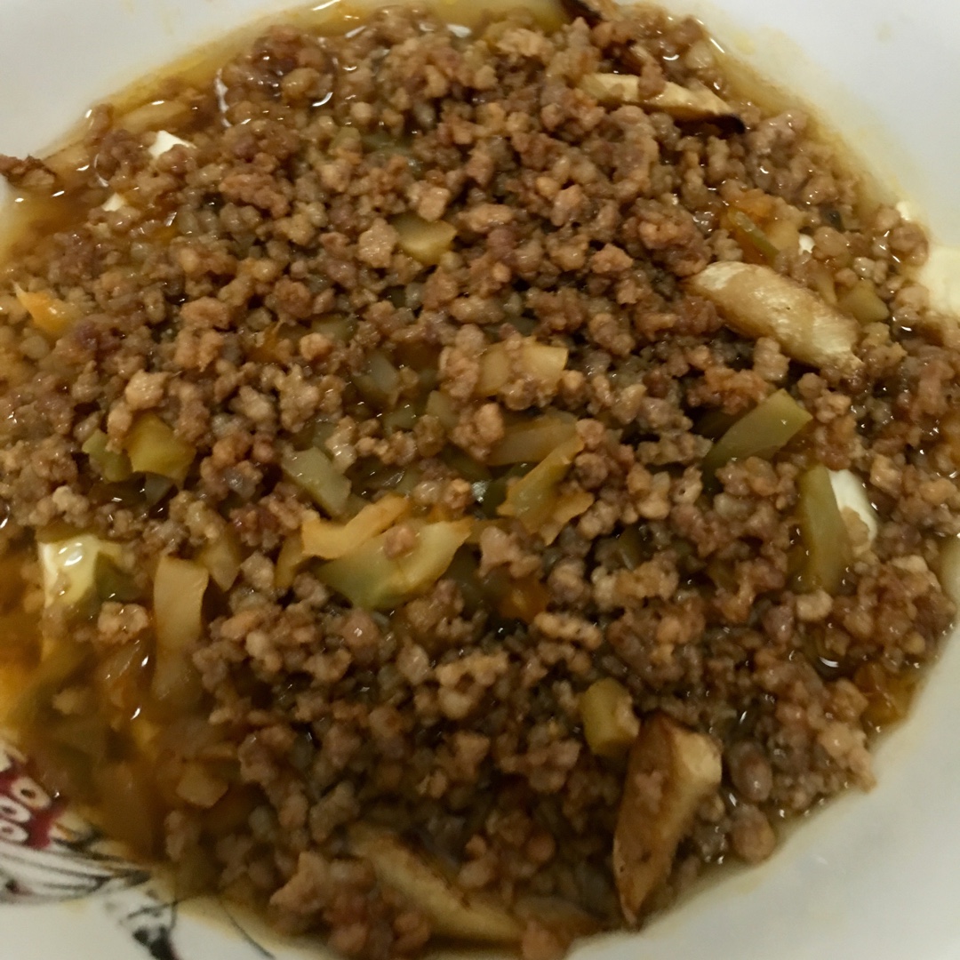 肉末蒸豆腐