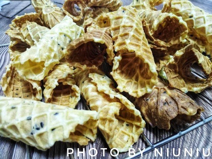 鸡蛋卷 脆皮蛋筒 冰淇淋绝配脆脆脆 无黄油不打发材料简单