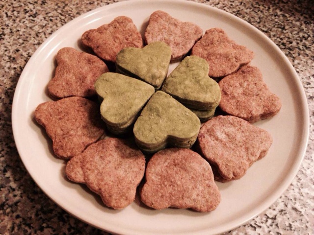 心形抹茶饼干