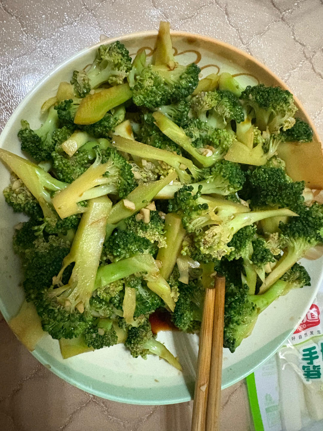 凉拌西兰花
