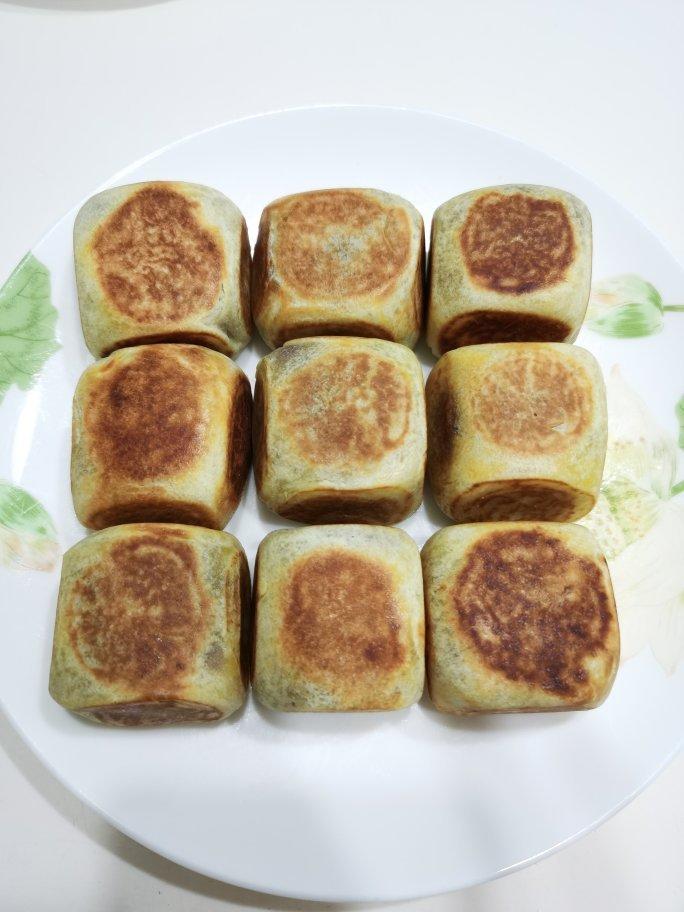 网红爆浆香芋紫薯仙豆糕，只需一口平底锅