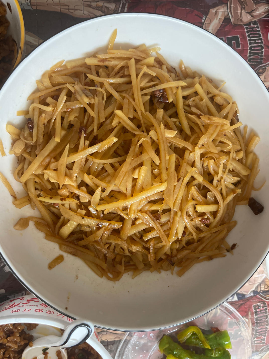 酸辣土豆丝的家常做法 超级下饭