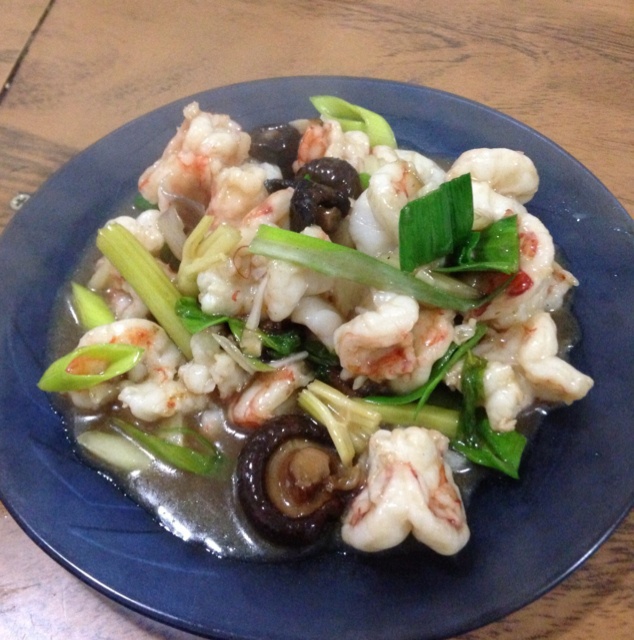 三色炒虾仁