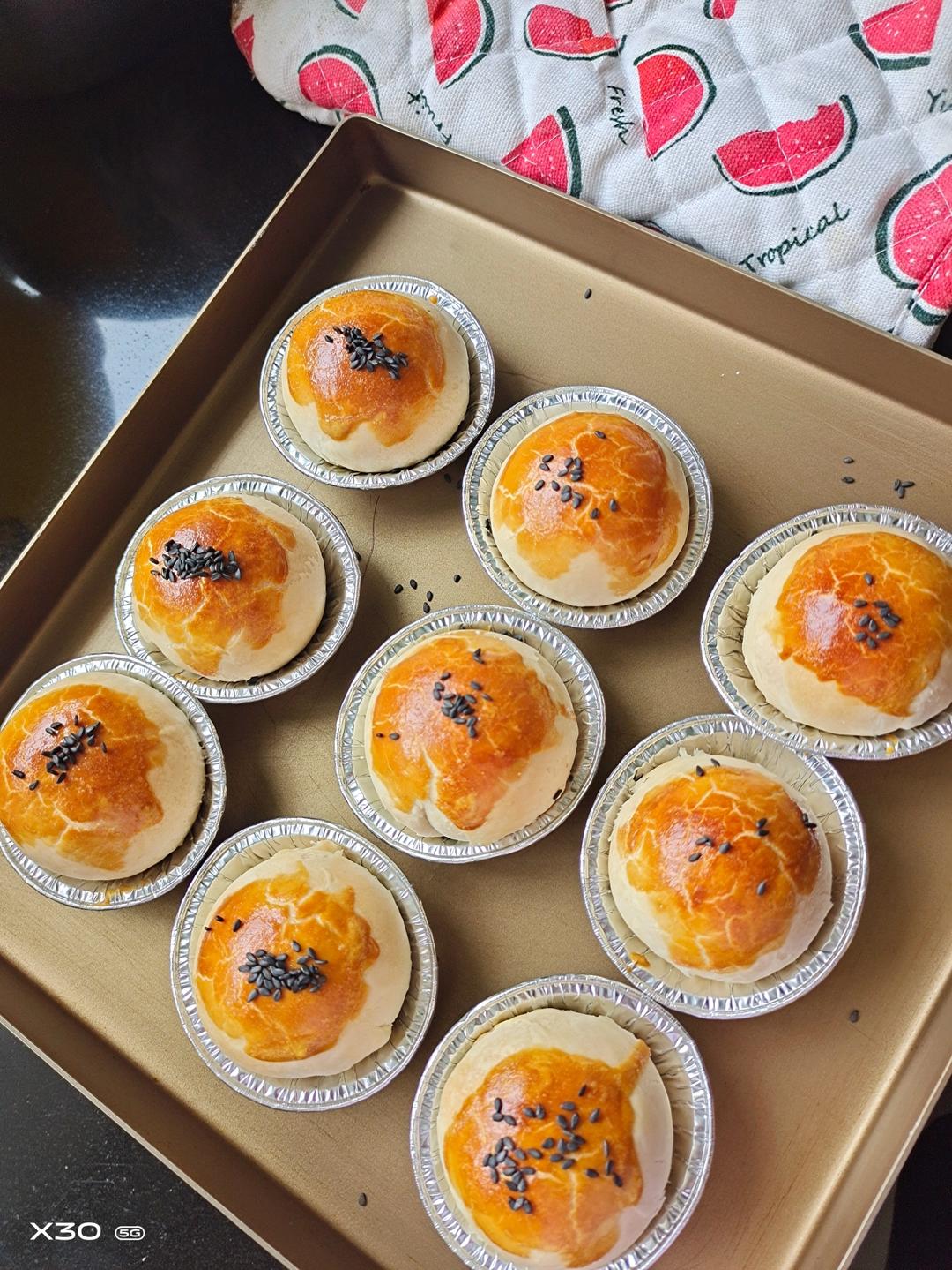 💯蛋黄酥｜隔几天还是酥到掉渣的蛋黄酥