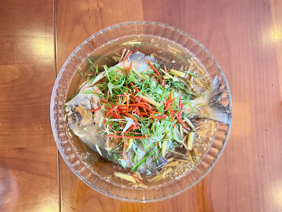 葱香清蒸石斑鱼