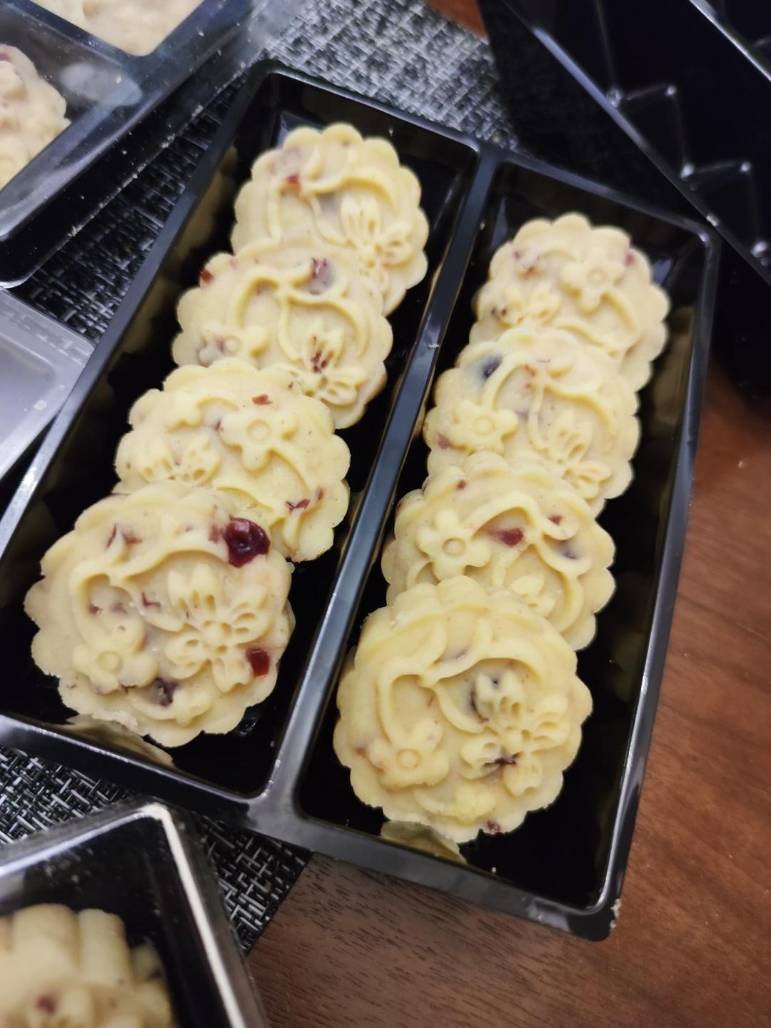 蔓越莓绿豆糕