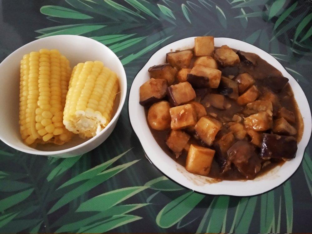 糖醋茄子盖饭❗好吃到流泪一定要试试❗