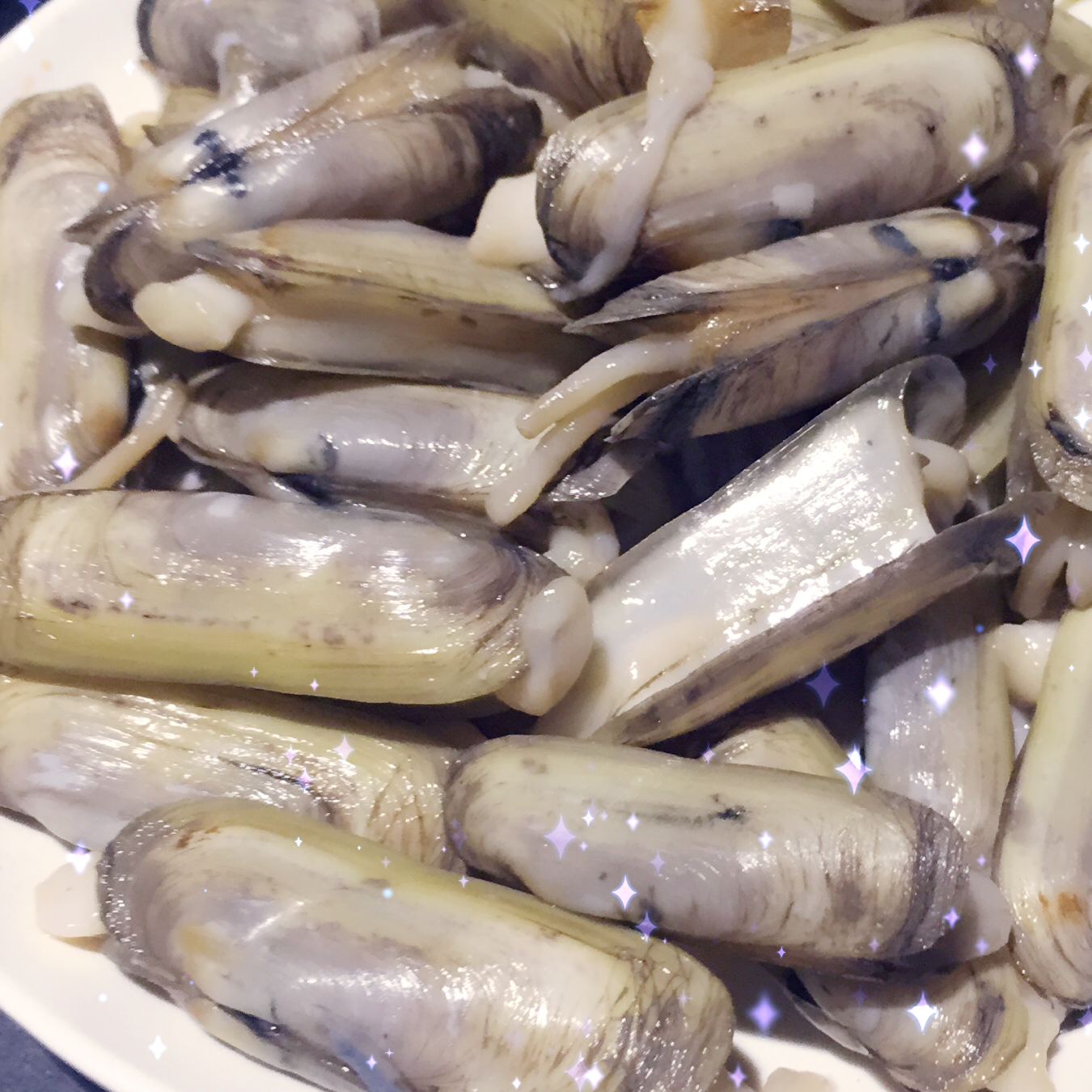 蓝精灵0708做的原汁原味的插蛏蛏子