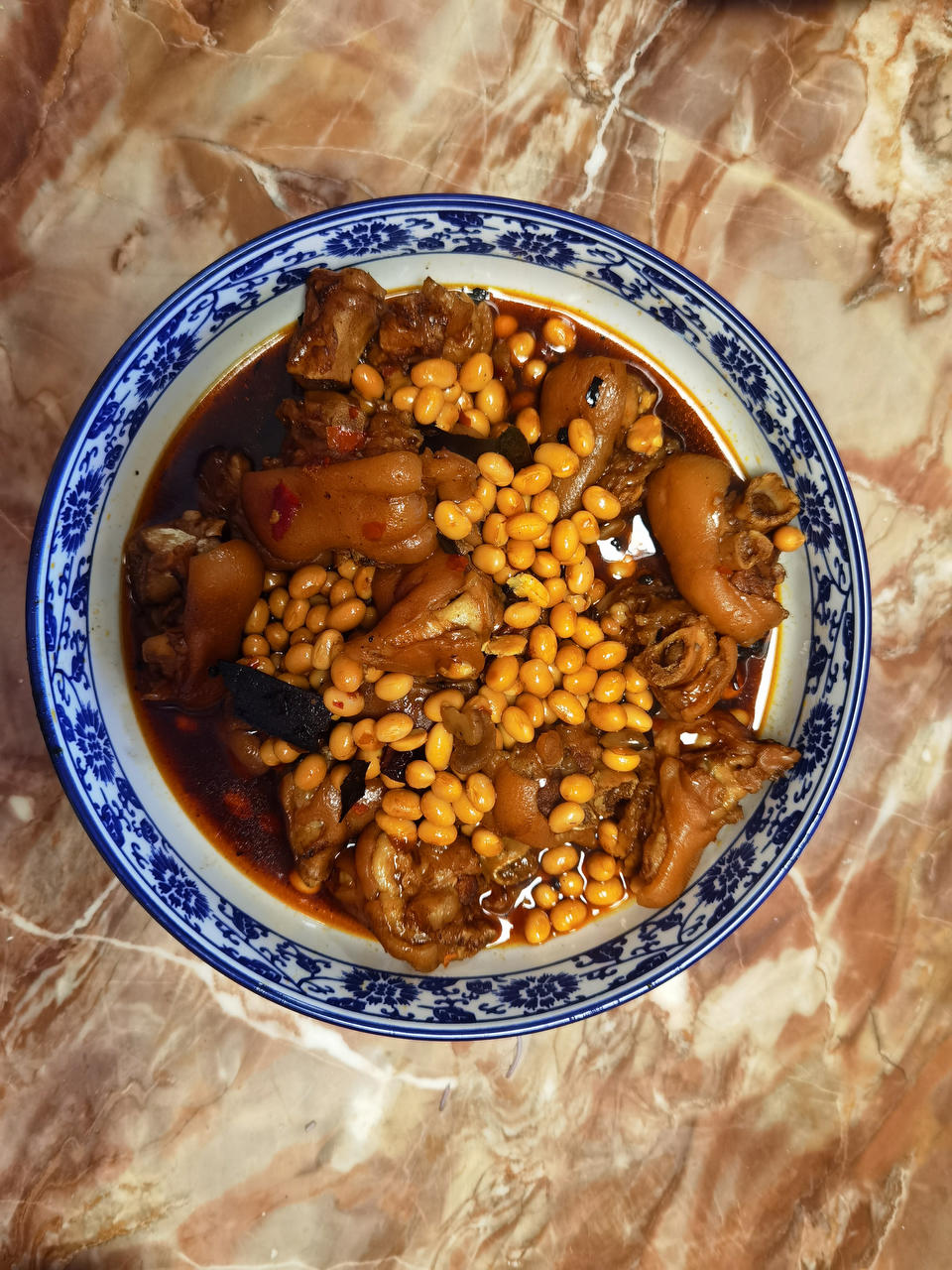 跟黄小厨学的黄酒焖猪蹄，真的超级好吃