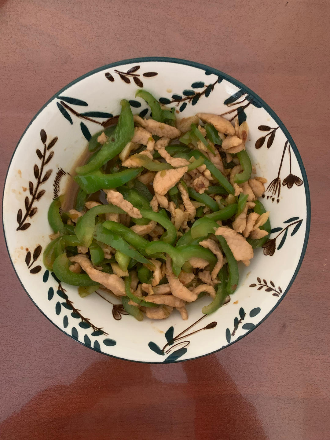 青椒炒肉丝