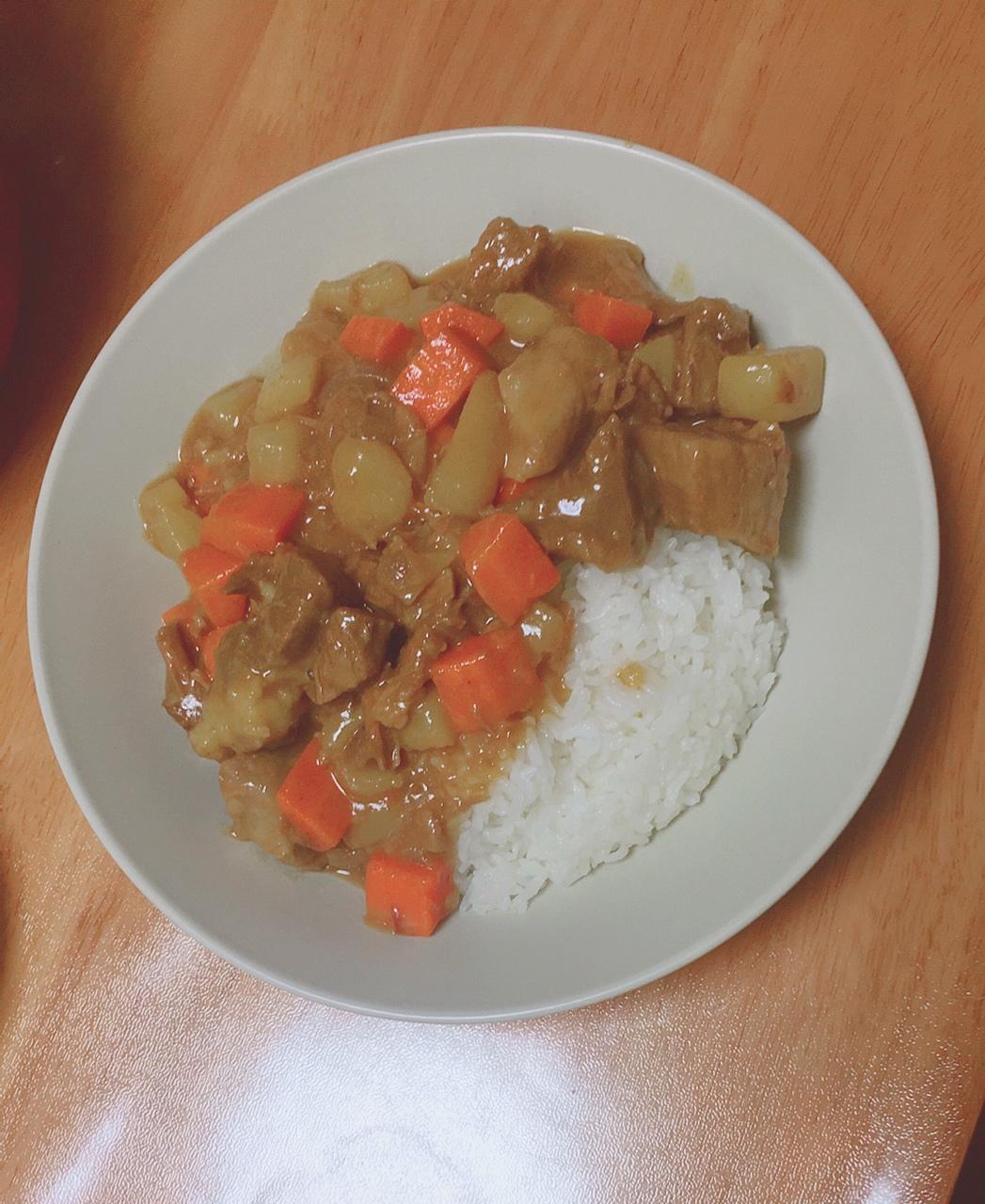 堂妈教你做咖喱牛肉饭