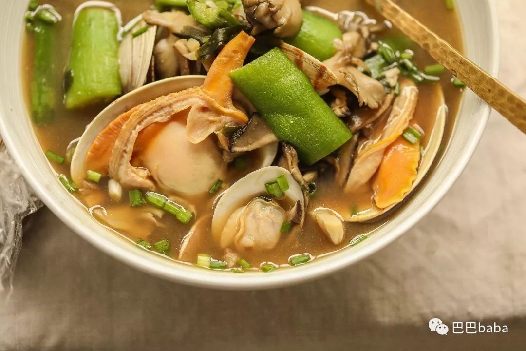 蛤蜊丝瓜味噌汤