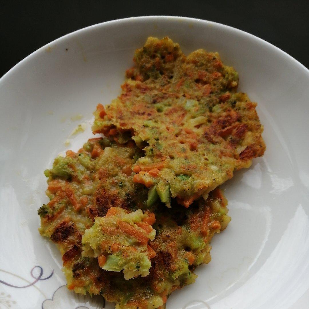 宝宝辅食：西兰花土豆饼—宝宝不爱吃蔬菜，试试缤纷蔬菜饼12M+