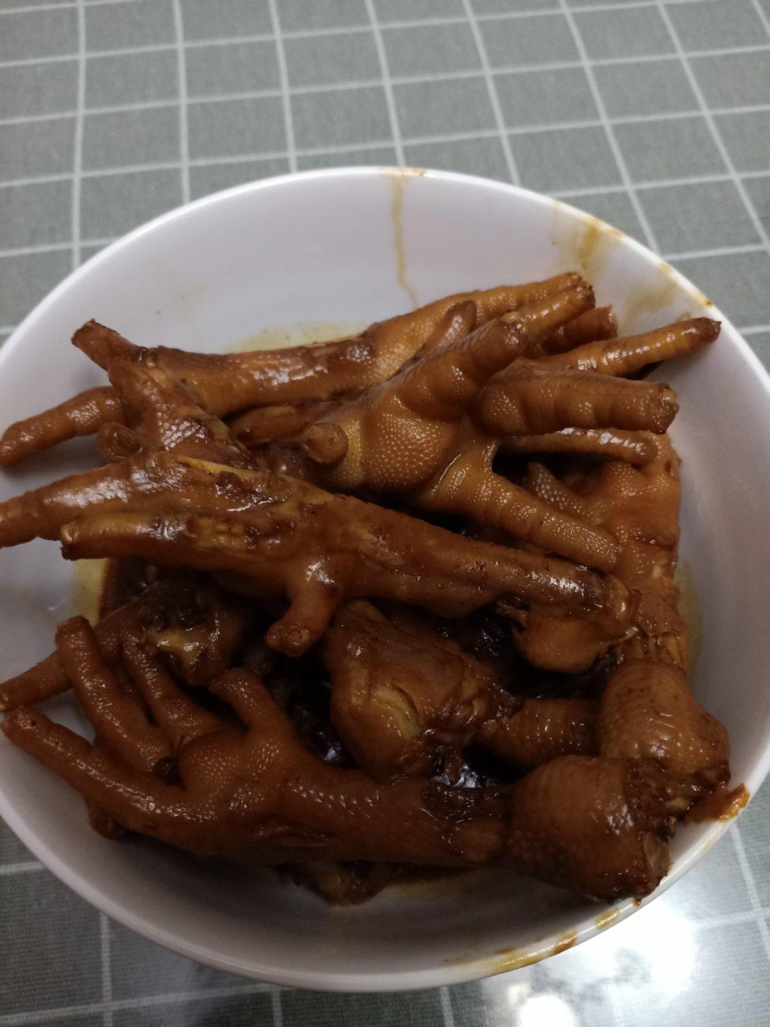 秘制红烧鸡爪
